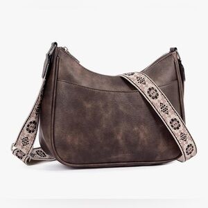 CLUCI Crossbody Bag • Vegan Leather • Coffee